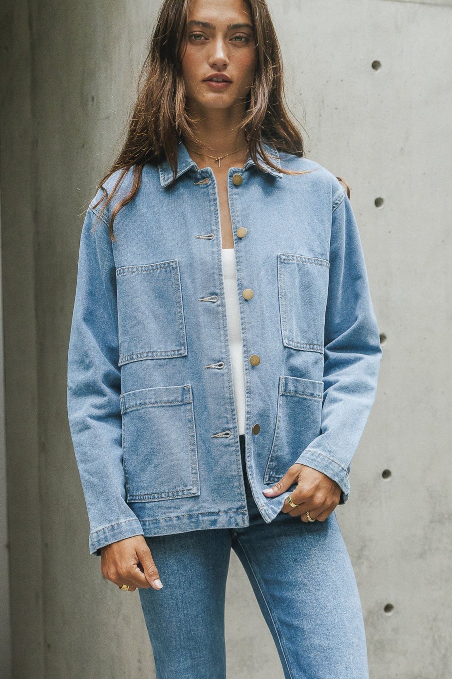 Clothing böhme | Jasmine Denim Jacket Medium Wash