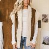 Clothing böhme | Last Night Sherpa Lined Vest In Brown