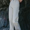 Clothing böhme | Evie Utility Jeans Cream