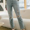 Clothing böhme | Tayla Straight Leg Jeans Light Wash