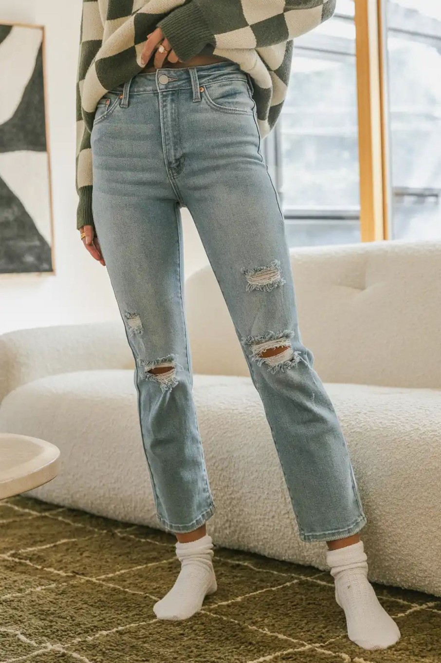 Clothing böhme | Tayla Straight Leg Jeans Light Wash