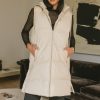 Clothing böhme | Layla Puffer Vest In Cream