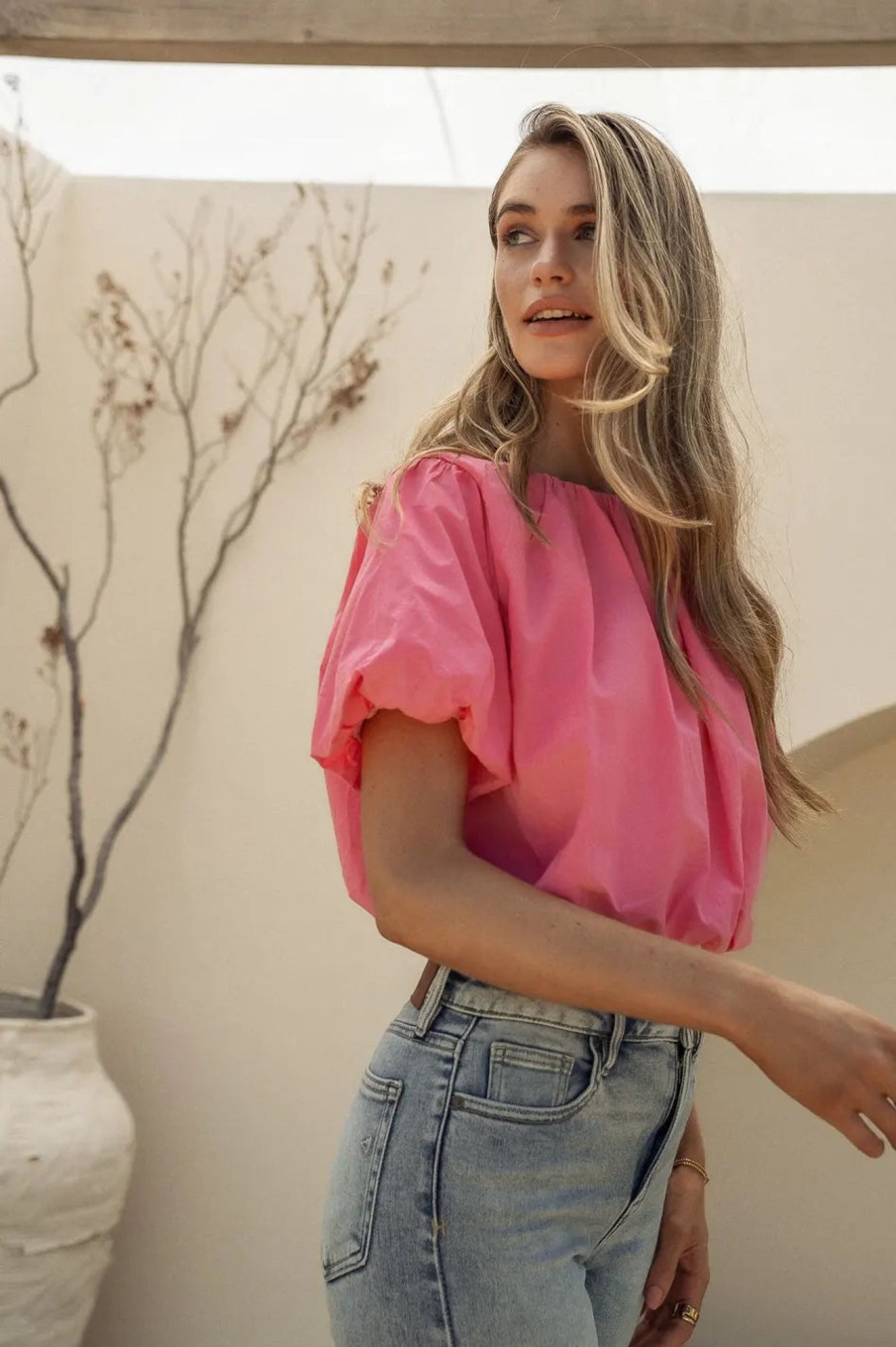 Clothing böhme | Tori Crop Top In Pink