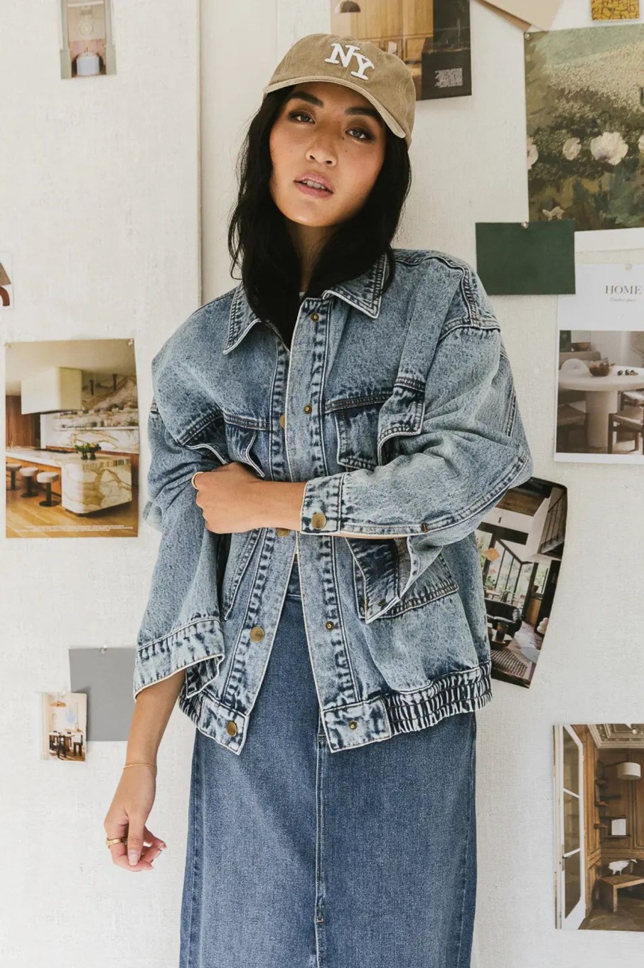 Clothing böhme | Isabelle Denim Jacket Medium Wash