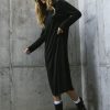 Clothing böhme | Long Sleeve T-Shirt Dress In Black