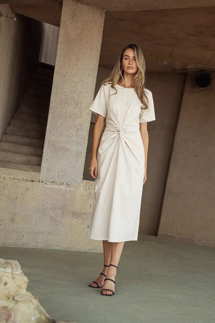 Clothing böhme | Dakota Midi Dress In Natural