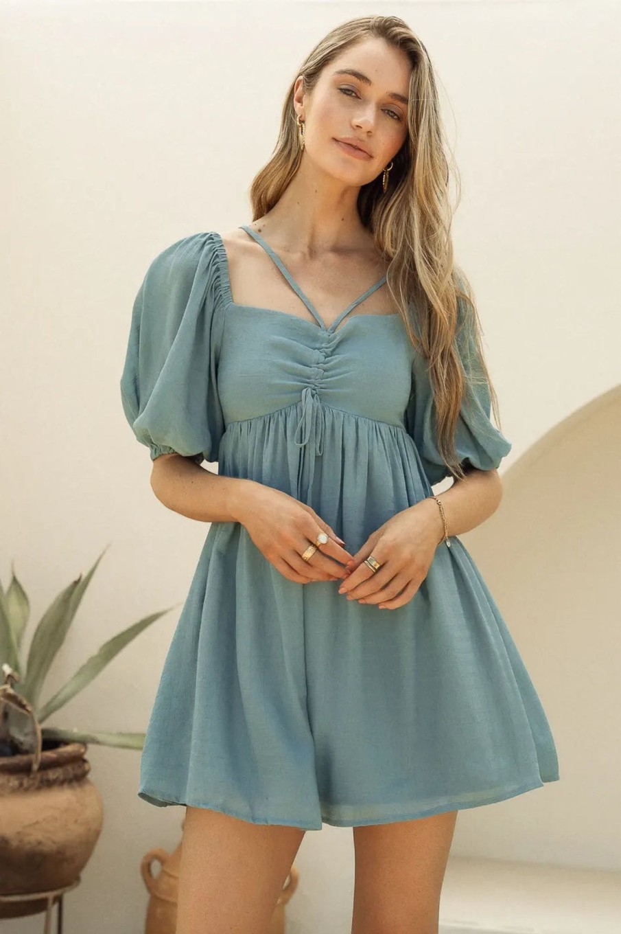 Clothing böhme | Maylah Mini Dress Blue