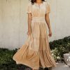 Clothing böhme | Marlowe Velvet Dress In Champagne