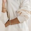 Clothing böhme | Mia Waffle Knit Top In Cream