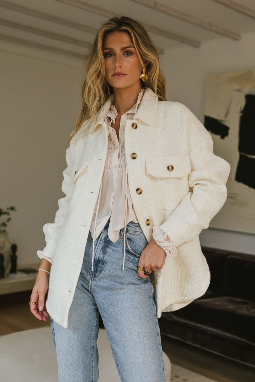 Clothing böhme | Dylan Jacket Ivory