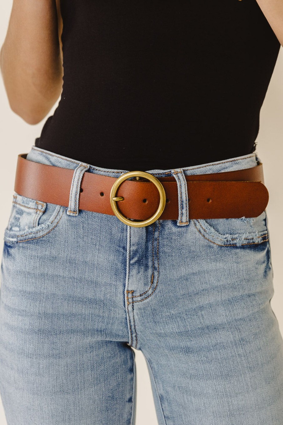 Accessories böhme | Willow Leather Belt In Tan