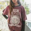 Clothing böhme | New Hampshire Graphic Tee Burgundy