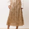 Clothing böhme | Faye Sequin Skirt In Gold