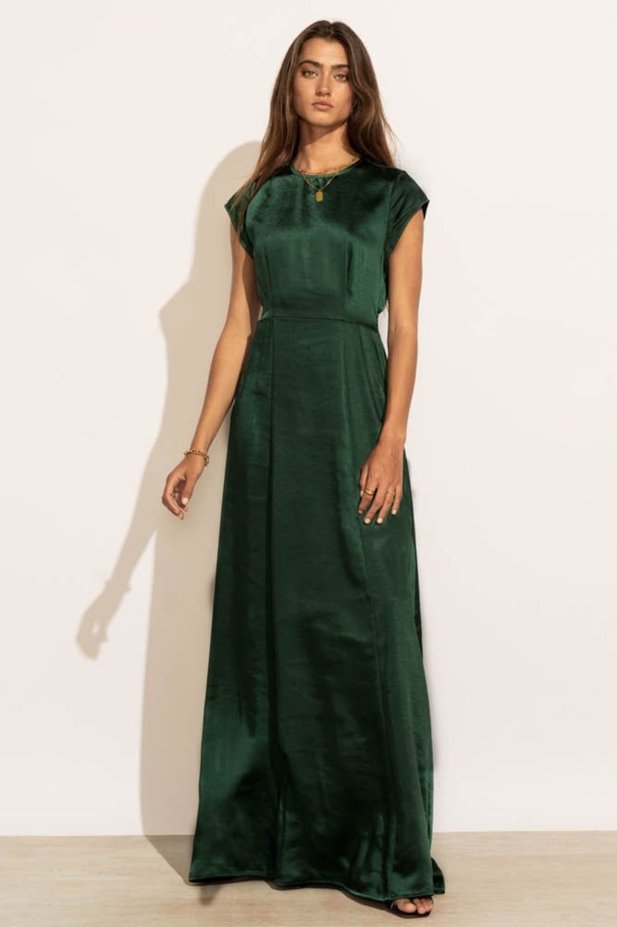 Clothing böhme | Lucille Maxi Dress In Emerald