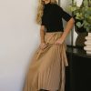 Clothing böhme | Neve Pleated Skirt In Mocha