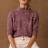 Clothing böhme | Vero Moda Brie Short Sleeve Sweater In Purple