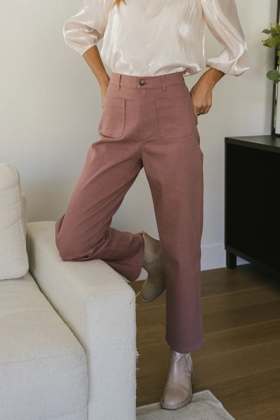 Clothing böhme | Magnolia Straight Leg Pants In Mauve