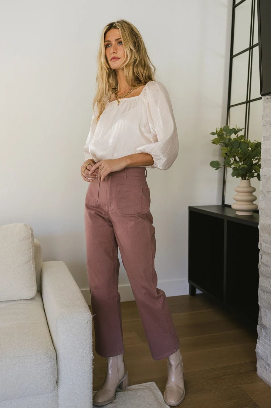 Clothing böhme | Magnolia Straight Leg Pants In Mauve