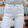 Clothing böhme | Whitney Denim Bermuda Shorts White