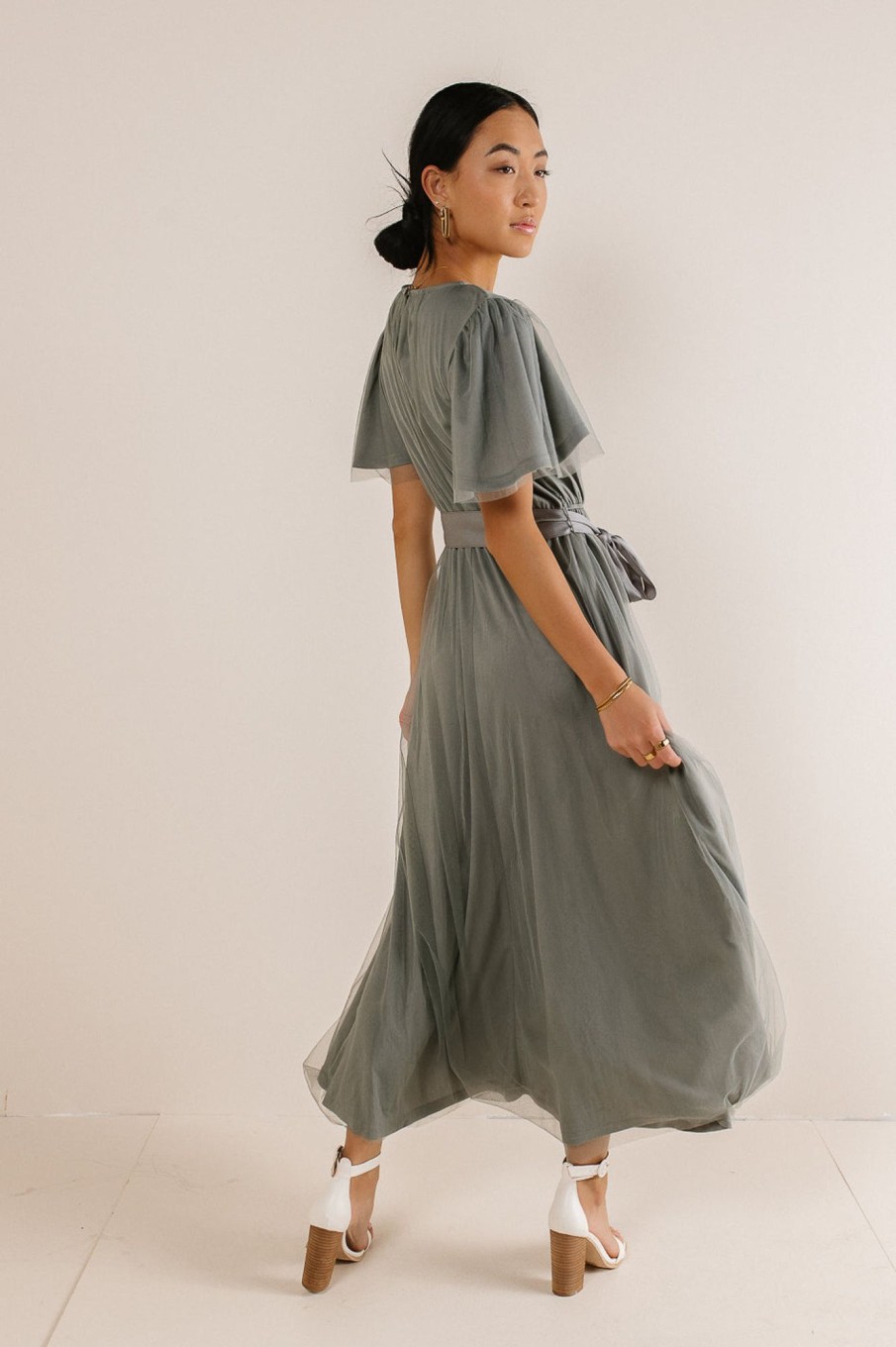 Clothing böhme | Cece Tulle Dress Sage