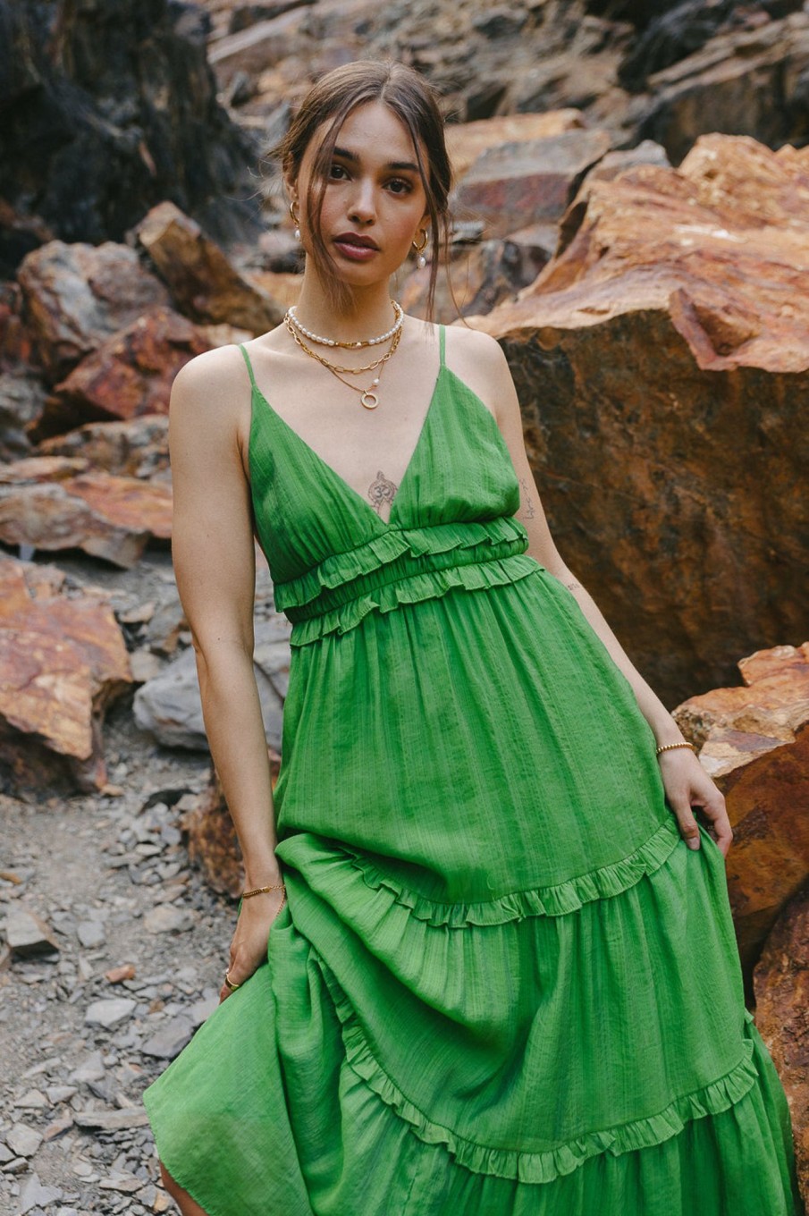 Clothing böhme | Mimi Maxi Dress Green