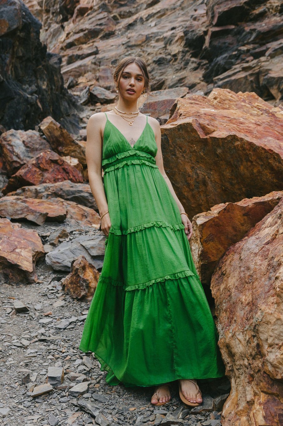 Clothing böhme | Mimi Maxi Dress Green