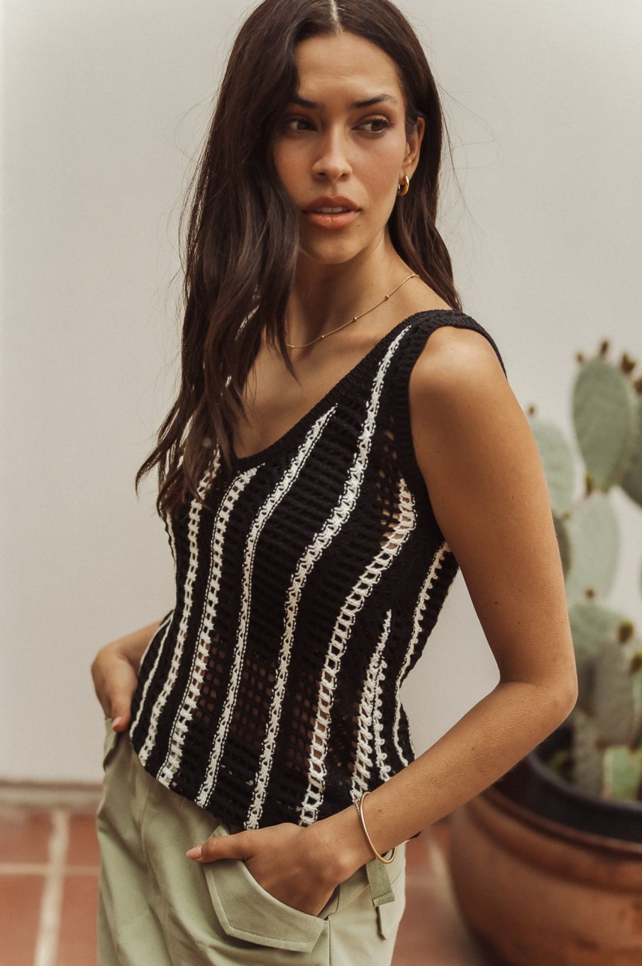 Clothing böhme | Seeley Crochet Tank In Black