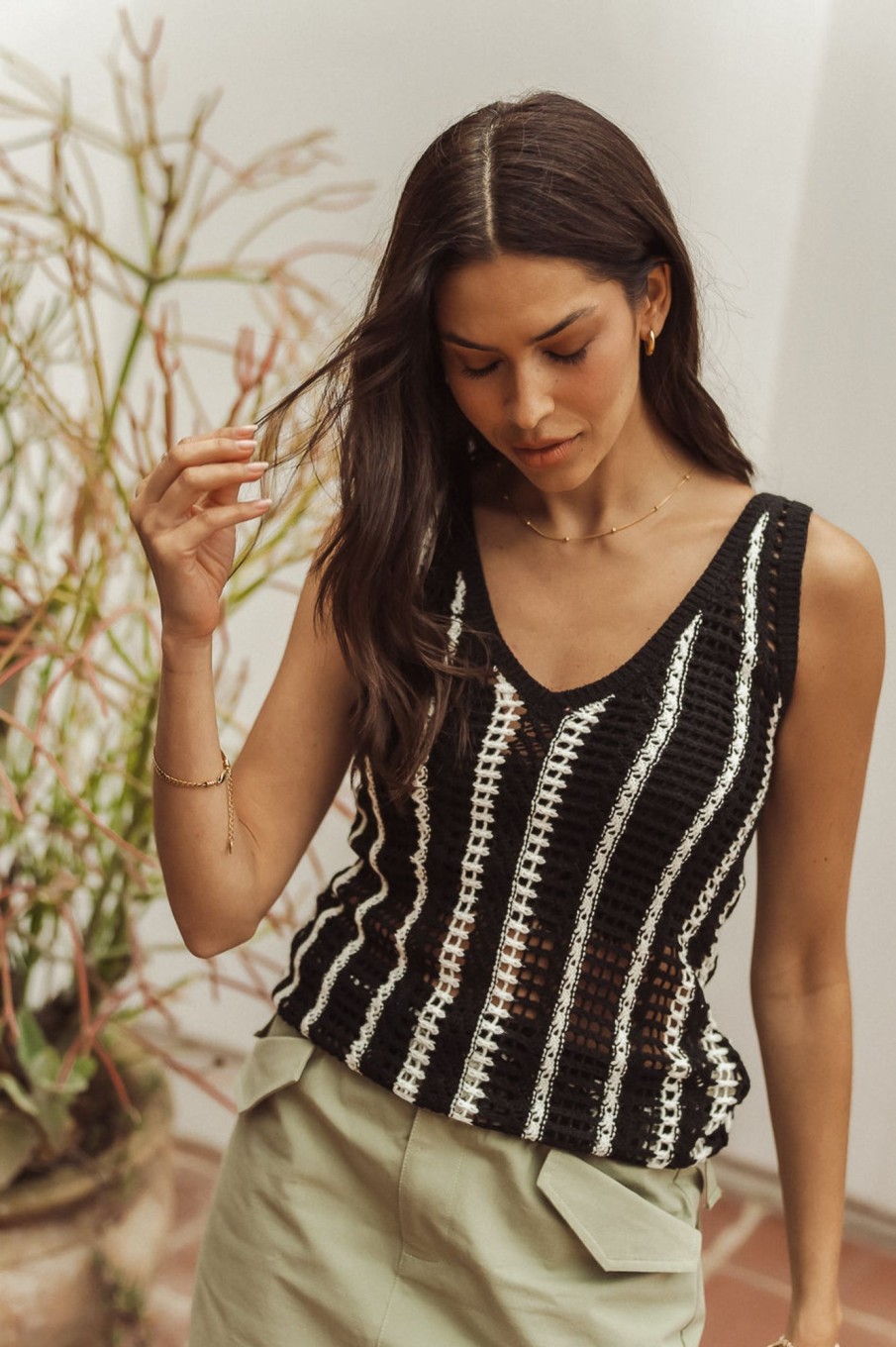 Clothing böhme | Seeley Crochet Tank In Black