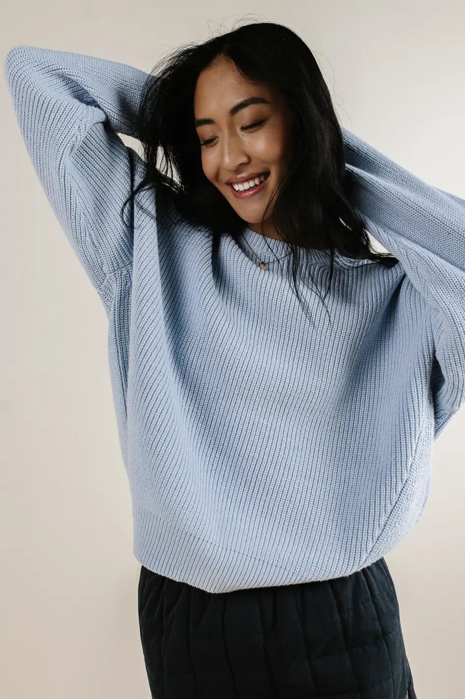 Clothing böhme | Alyssa Knit Sweater In Blue