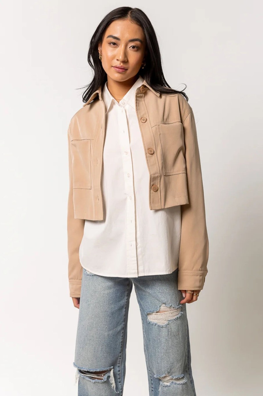 Clothing böhme | Zayla Cropped Jacket Tan