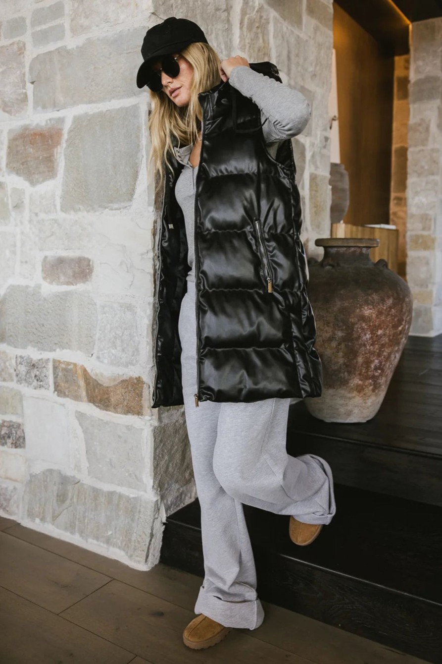 Clothing böhme | Layla Puffer Vest In Black