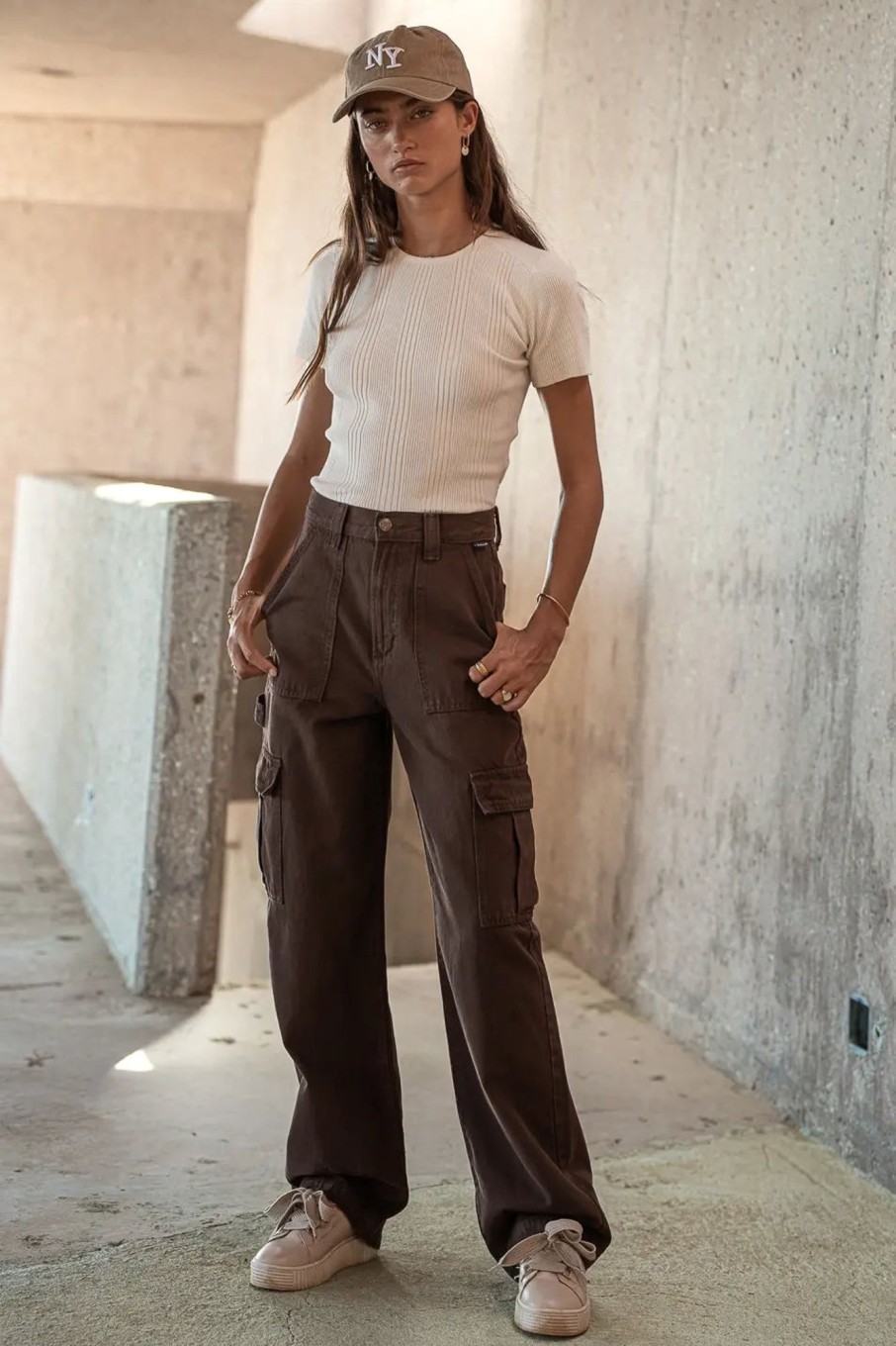 Clothing böhme | Brianna Cargo Jeans In Brown