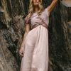 Clothing böhme | Rosalind Midi Dress In Mauve