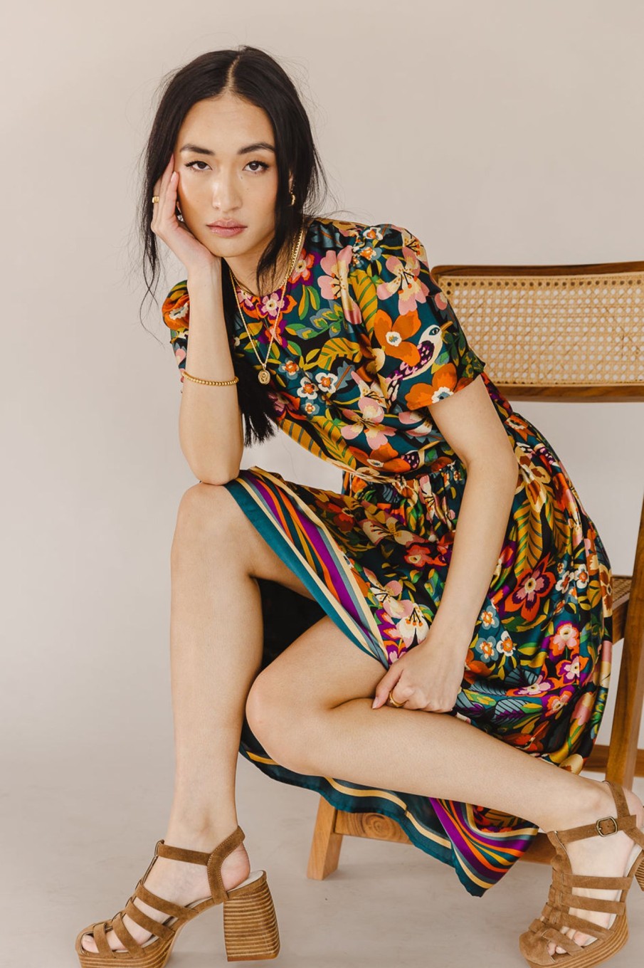 Clothing böhme | Oriole Printed Dress Multi