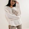 Clothing böhme | Brianna Oversized Knit Top Cream