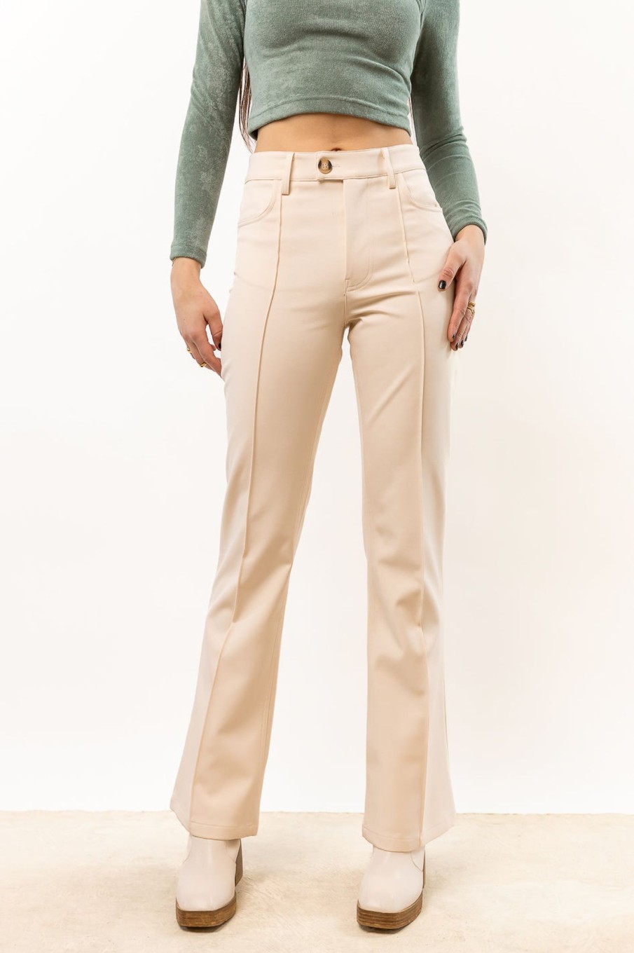 Clothing böhme | Anslee Wide Leg Pants In Cream