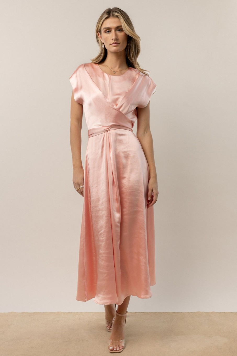 Clothing böhme | Rosalind Midi Dress In Pink