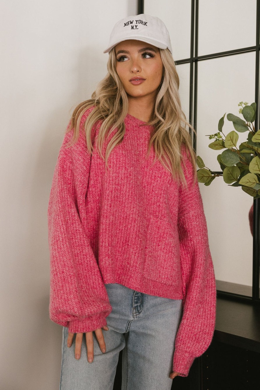 Clothing böhme | Aliyah Knit Sweater In Pink