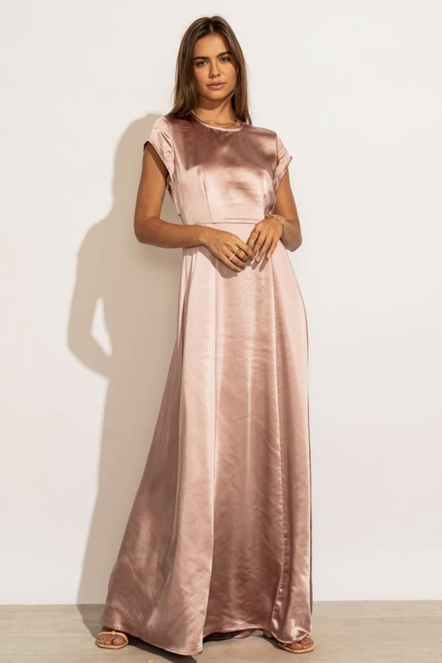 Clothing böhme | Lucille Maxi Dress In Mauve