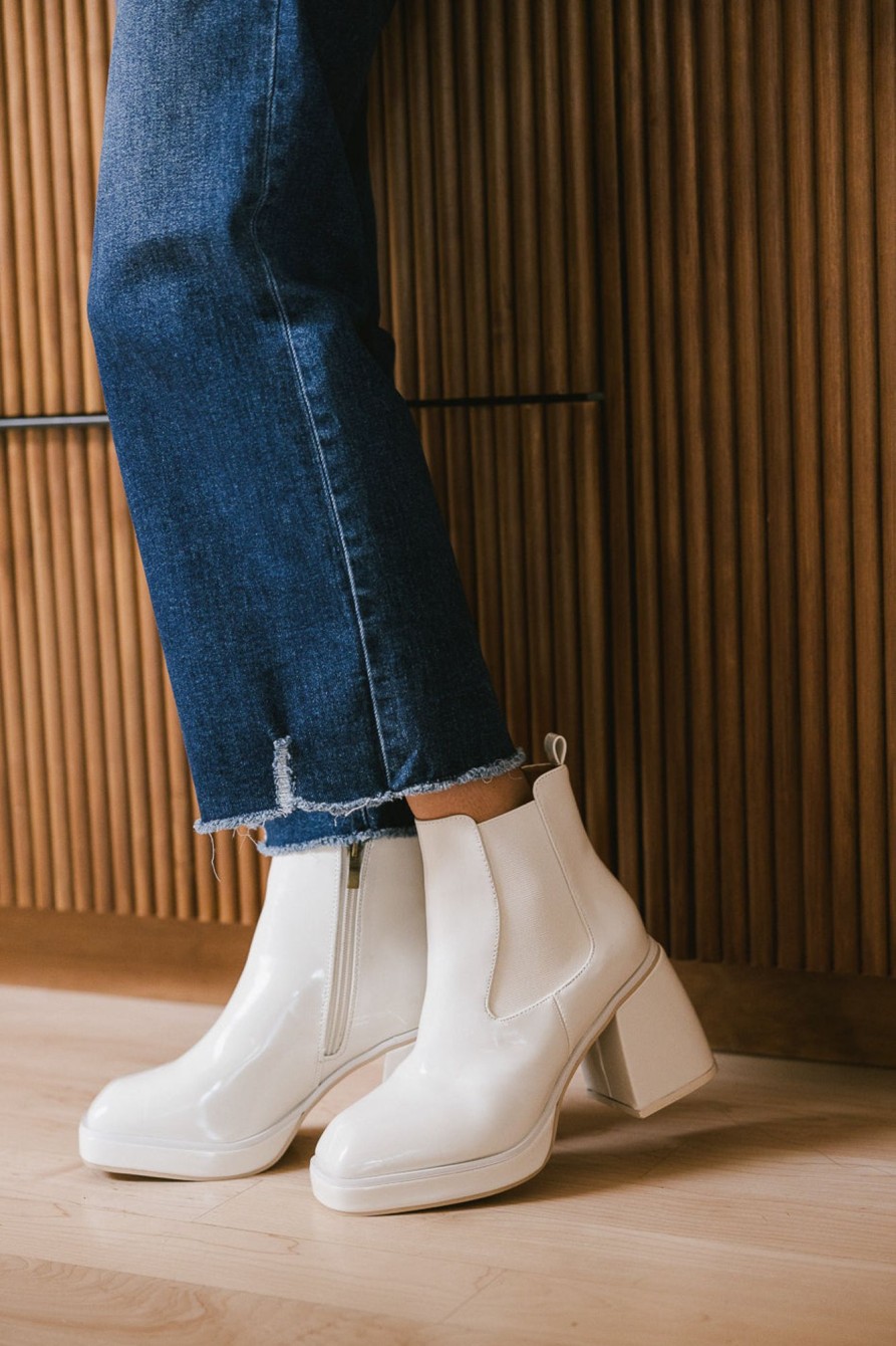 Accessories böhme | Fallon Heeled Boots In Off White