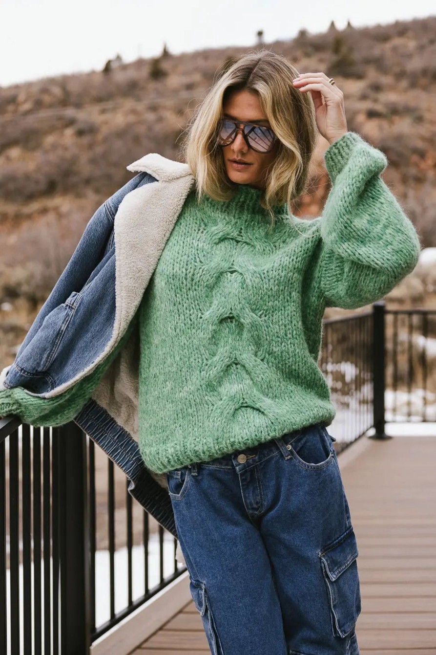 Clothing böhme | Anastasia Knit Sweater In Green