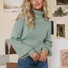 Clothing böhme | Shea Turtleneck Sweater In Green