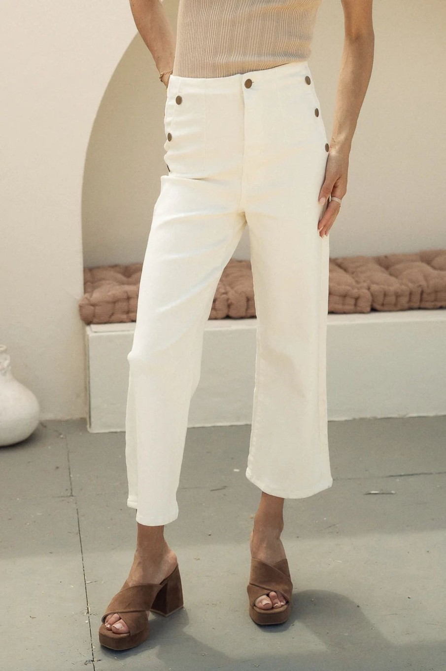 Clothing böhme | Amiri Wide Leg Pants Cream