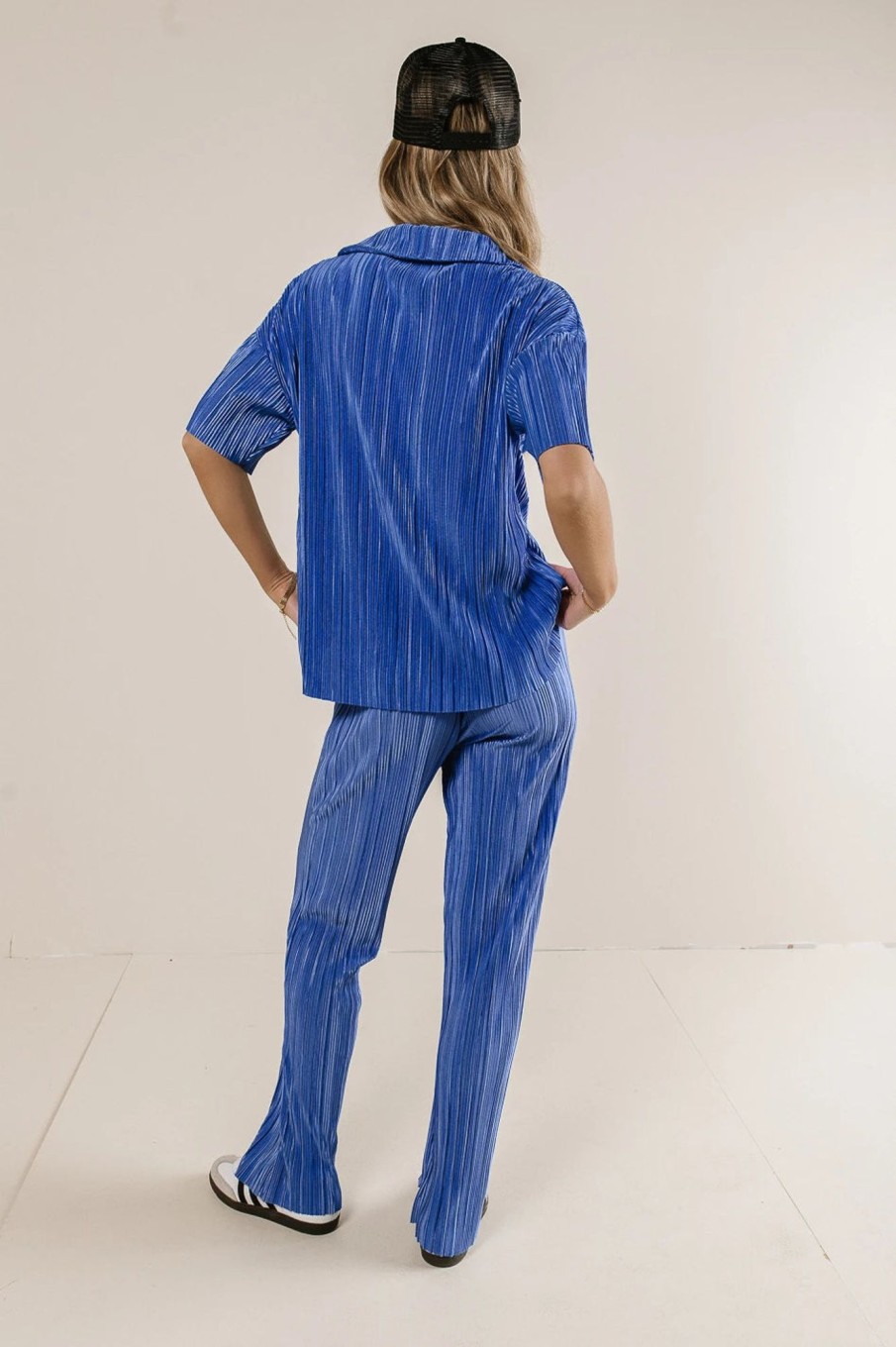 Clothing böhme | Clara Ribbed Pants In Blue