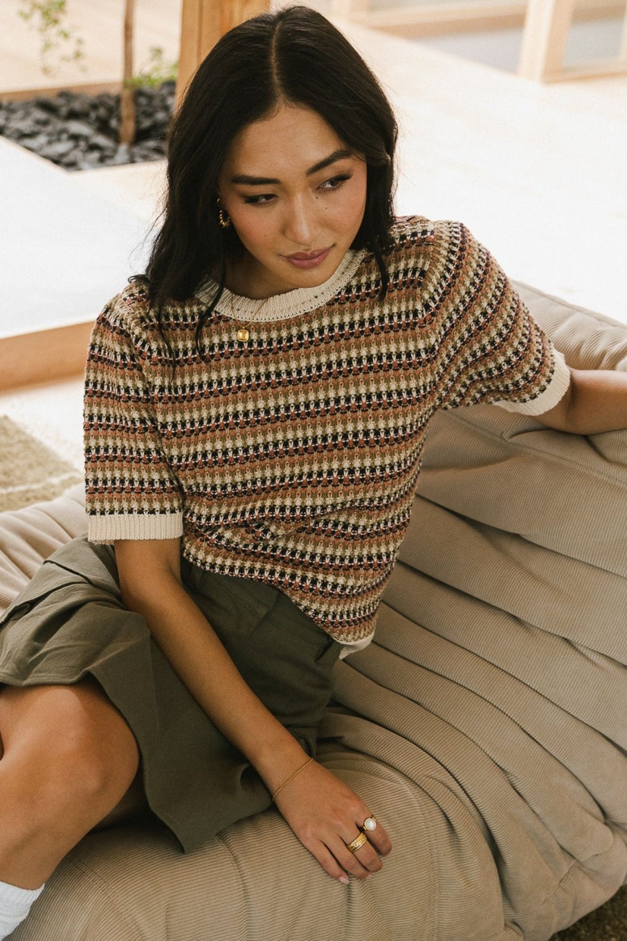 Clothing böhme | Jemma Knit Sweater Top Multi