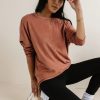 Clothing böhme | Kaylee Oversized Knit Top Rust