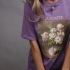 Clothing böhme | Peonies In A Vase Graphic Tee Purple