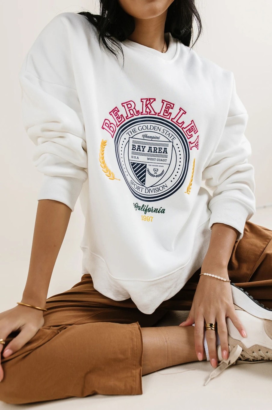 Clothing böhme | Berkeley California Sweatshirt White