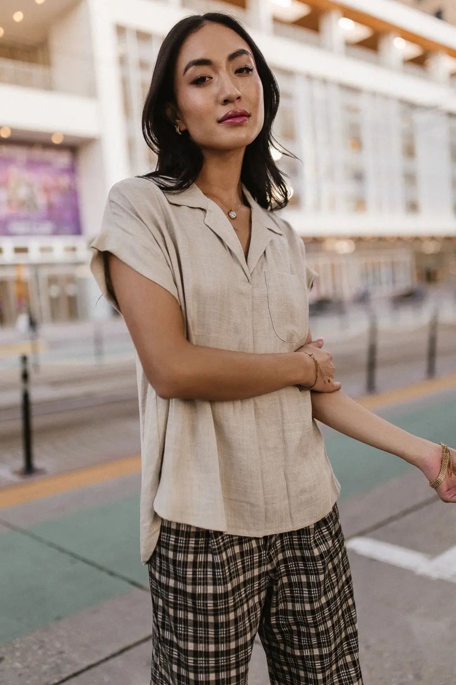 Clothing böhme | Kylar Collared Top In Ivory