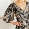 Clothing böhme | Mila Floral Mini Dress Black